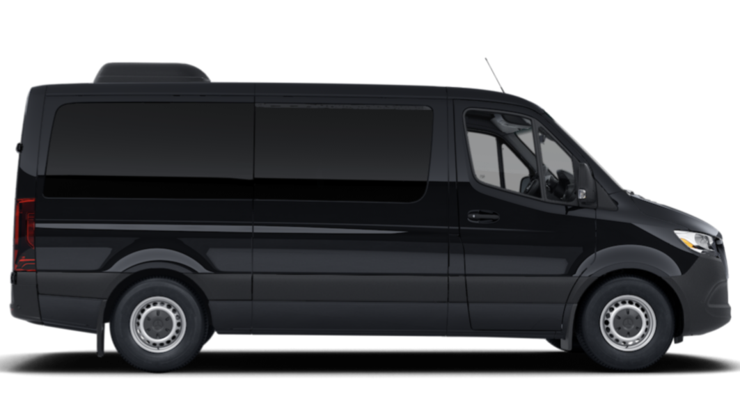Luxury black Sprinter van